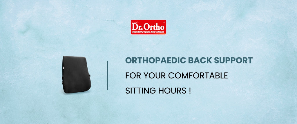 Ortho back best sale support cushion