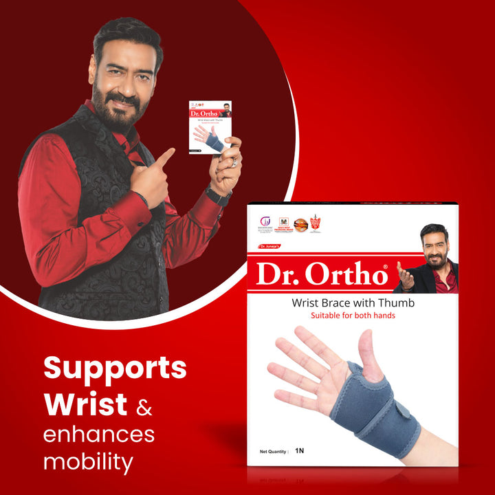 Dr. Ortho Wrist Brace with Open Thumb