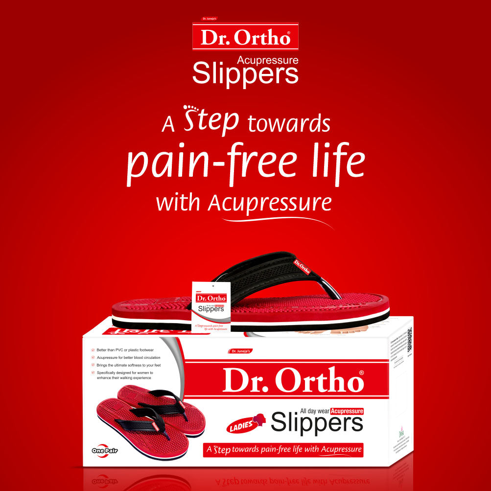 Acupressure Slippers for Women | Stylish Ladies Slippers Online - Dr. Ortho