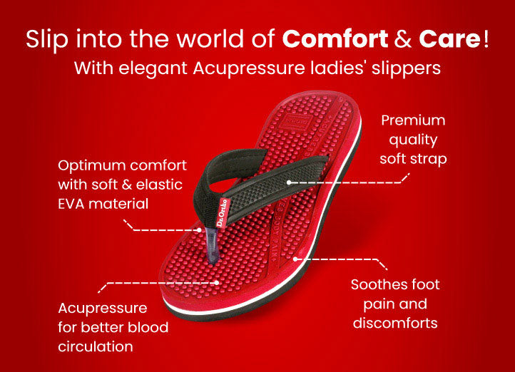 Dr. Ortho Acupressure Ladies Slippers