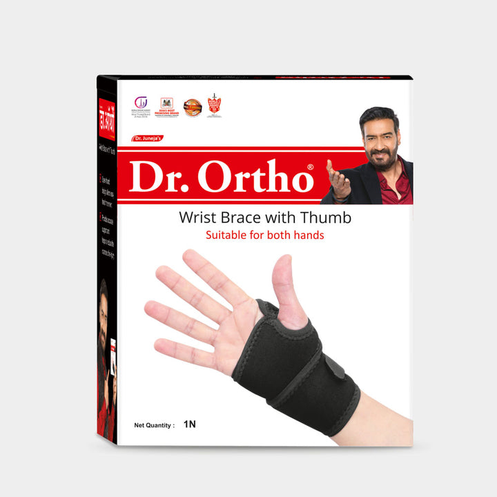 Dr. Ortho Wrist Brace with Open Thumb