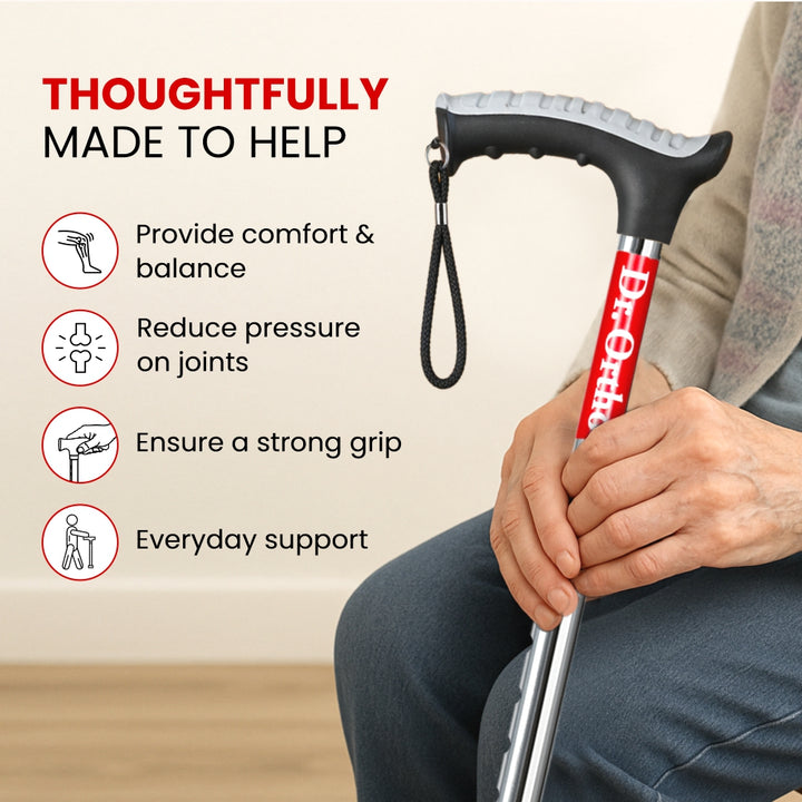 Walking Stick | Comfortable Grip and Strong Support for Daily Use – Dr ...