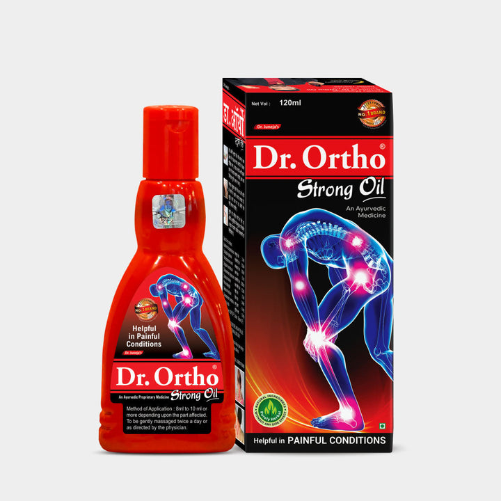 Dr. Ortho Strong Oil - 120ml and Capsules Combo