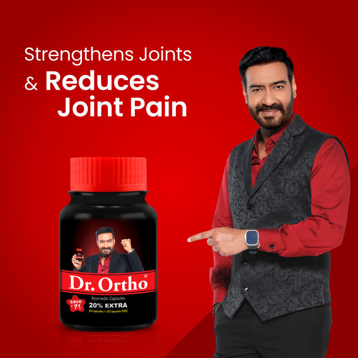 Dr. Ortho Strong Oil - 120ml and Capsules Combo