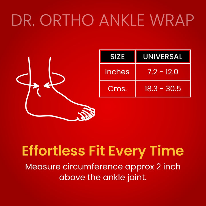 Dr. Ortho Ankle Wrap Neoprene