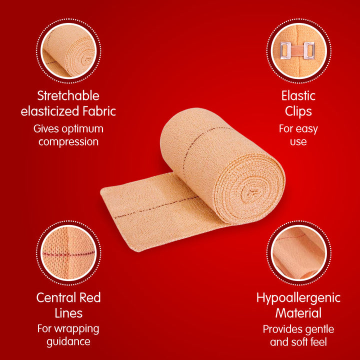 Dr. Ortho Crepe Bandage - 10cm x 4mt