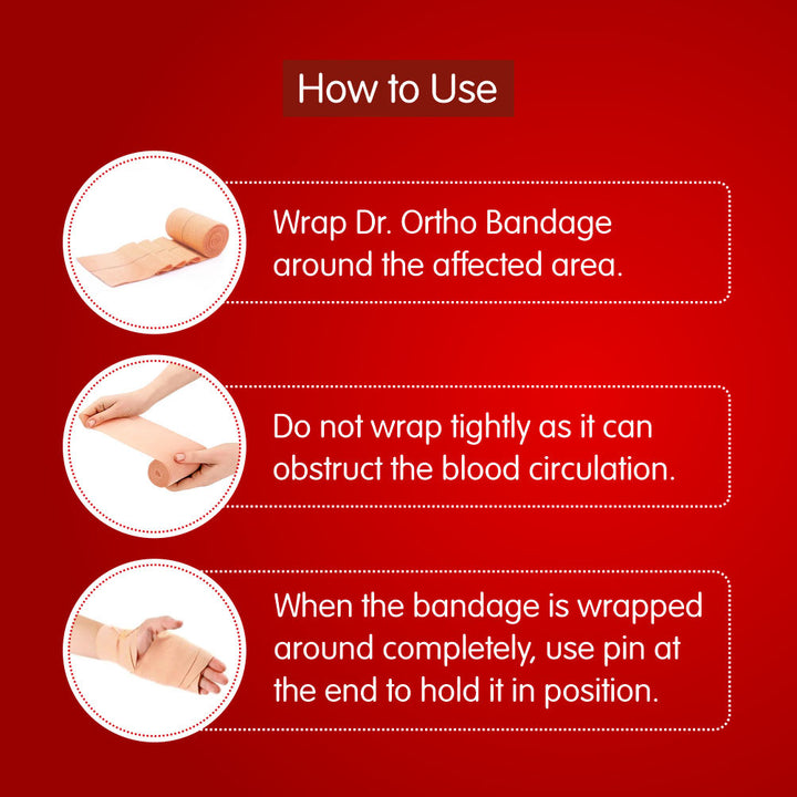 Dr. Ortho Crepe Bandage - 10cm x 4mt