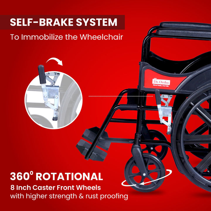 Dr. Ortho Foldable Wheel Chair