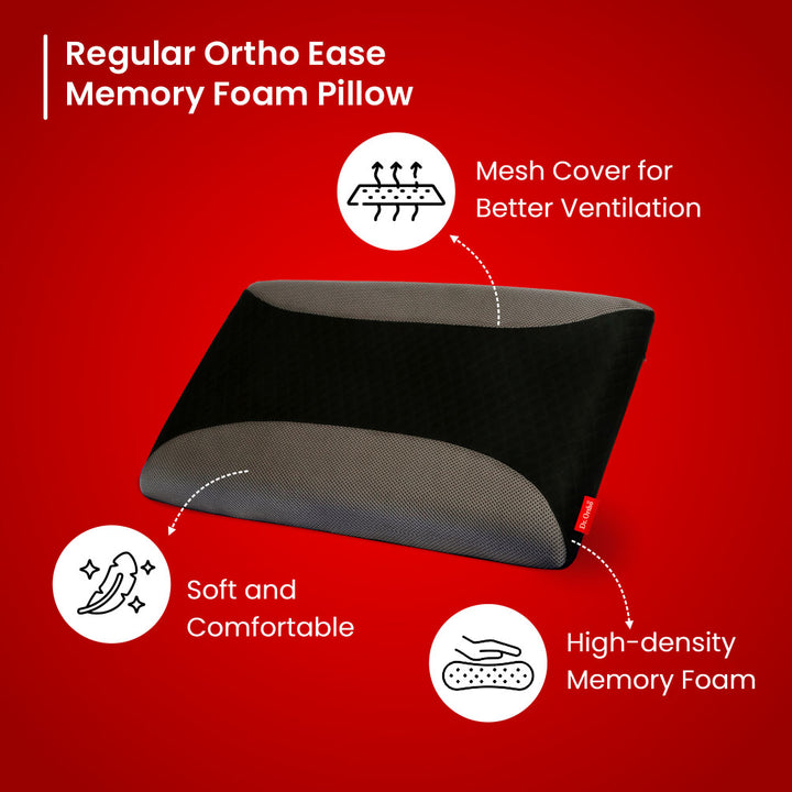 Dr. Ortho Regular Ortho Ease Memory Foam Pillow