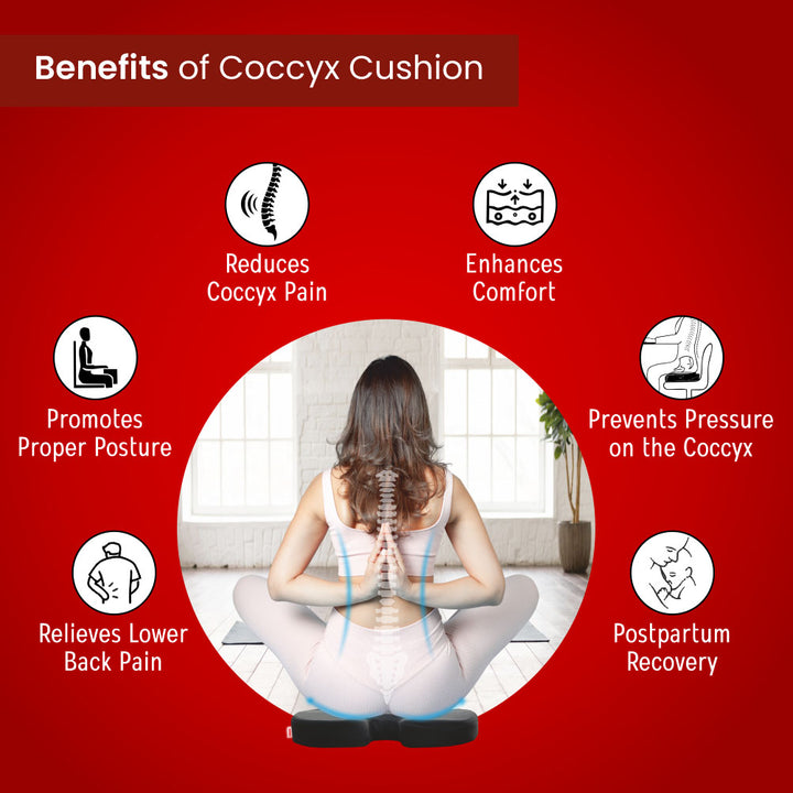 Dr. Ortho Coccyx Tailbone Cushion | Pillow for Tailbone Pain