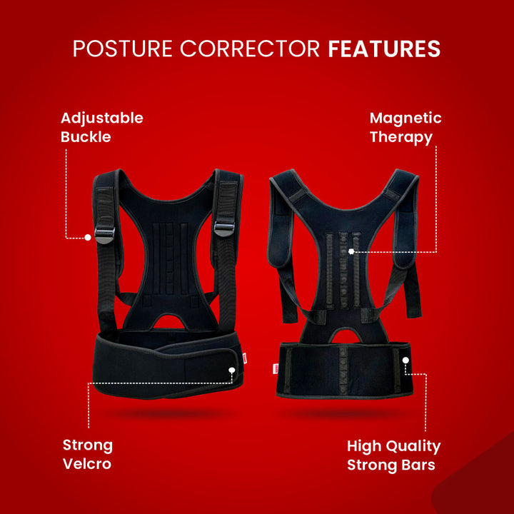 Magnetic Posture Corrector Back Support Belt Posture Trainer - Posturyt™