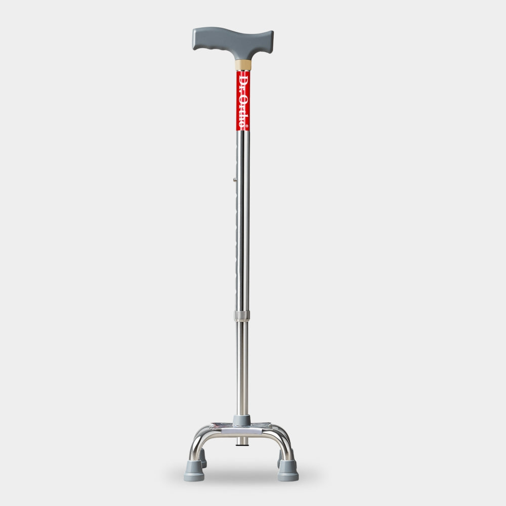 Stability Stick Premium Quadripod Walking Stick – Height‑Adjustable Stability Aid – Dr ...