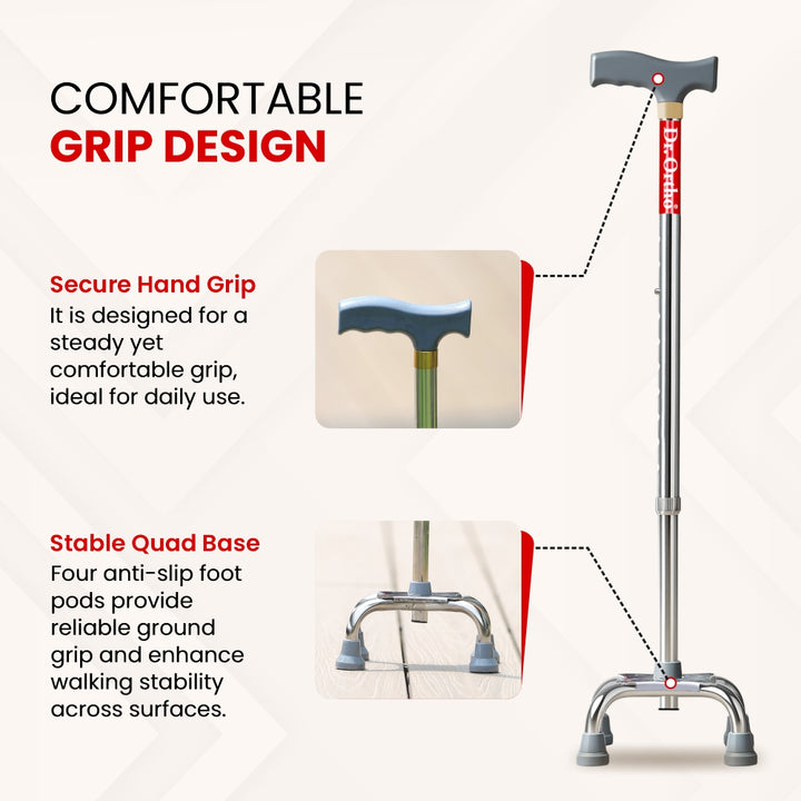 Quadripod Walking Stick