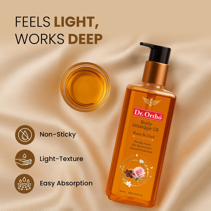 Dr. Ortho Rose & Oud Body Massage Oil