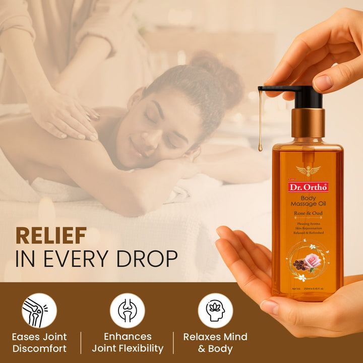 Dr. Ortho Rose & Oud Body Massage Oil