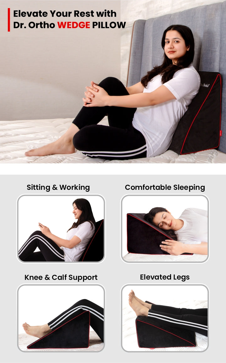 Wedge Pillow for Comfort and Support Improve Your Sleep – Ortho
