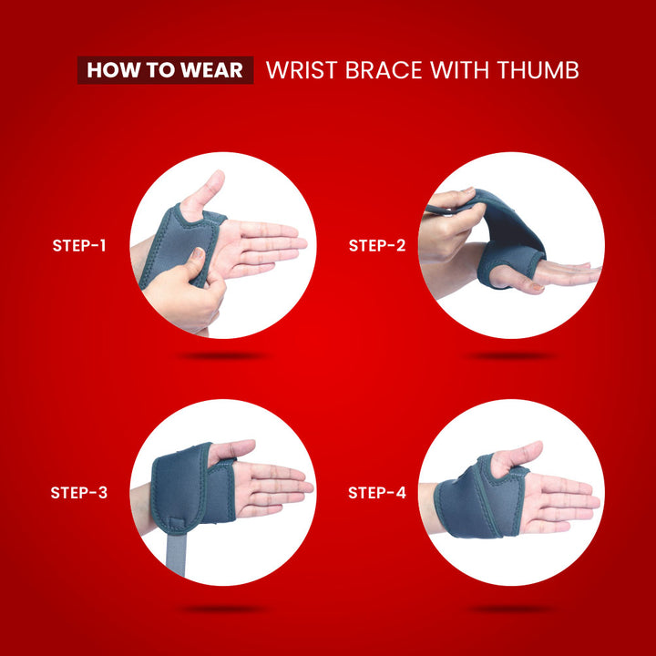 How to Wear and When to Use a Wrist Brace with Thumb Support