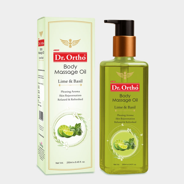 Lime & Basil Body Massage Oil - 250ml