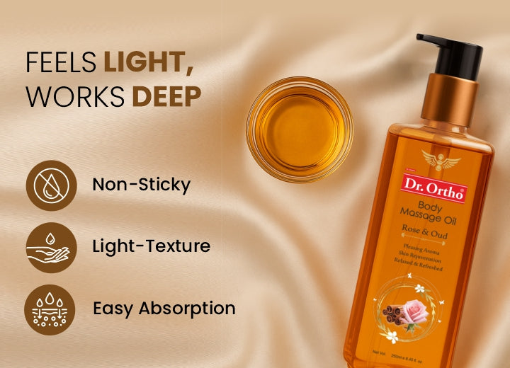 Rose & Oud Body Massage Oil - 250ml