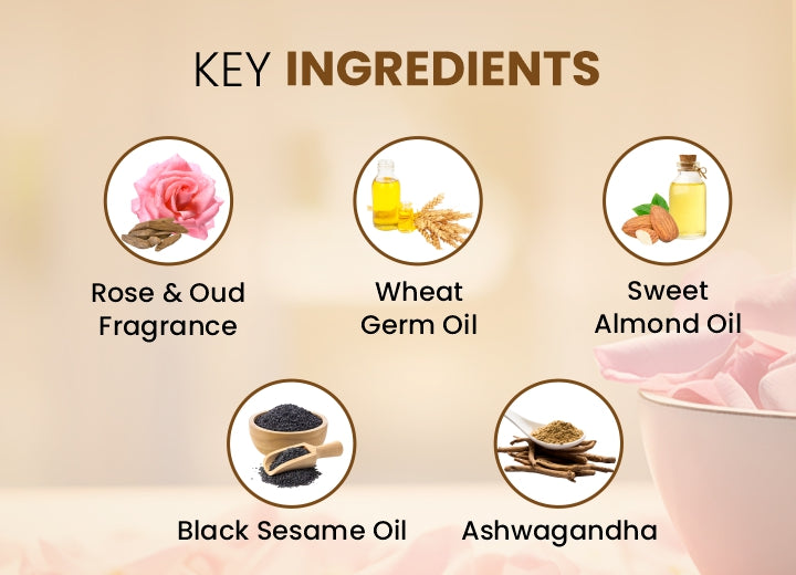 Rose & Oud Body Massage Oil - 250ml